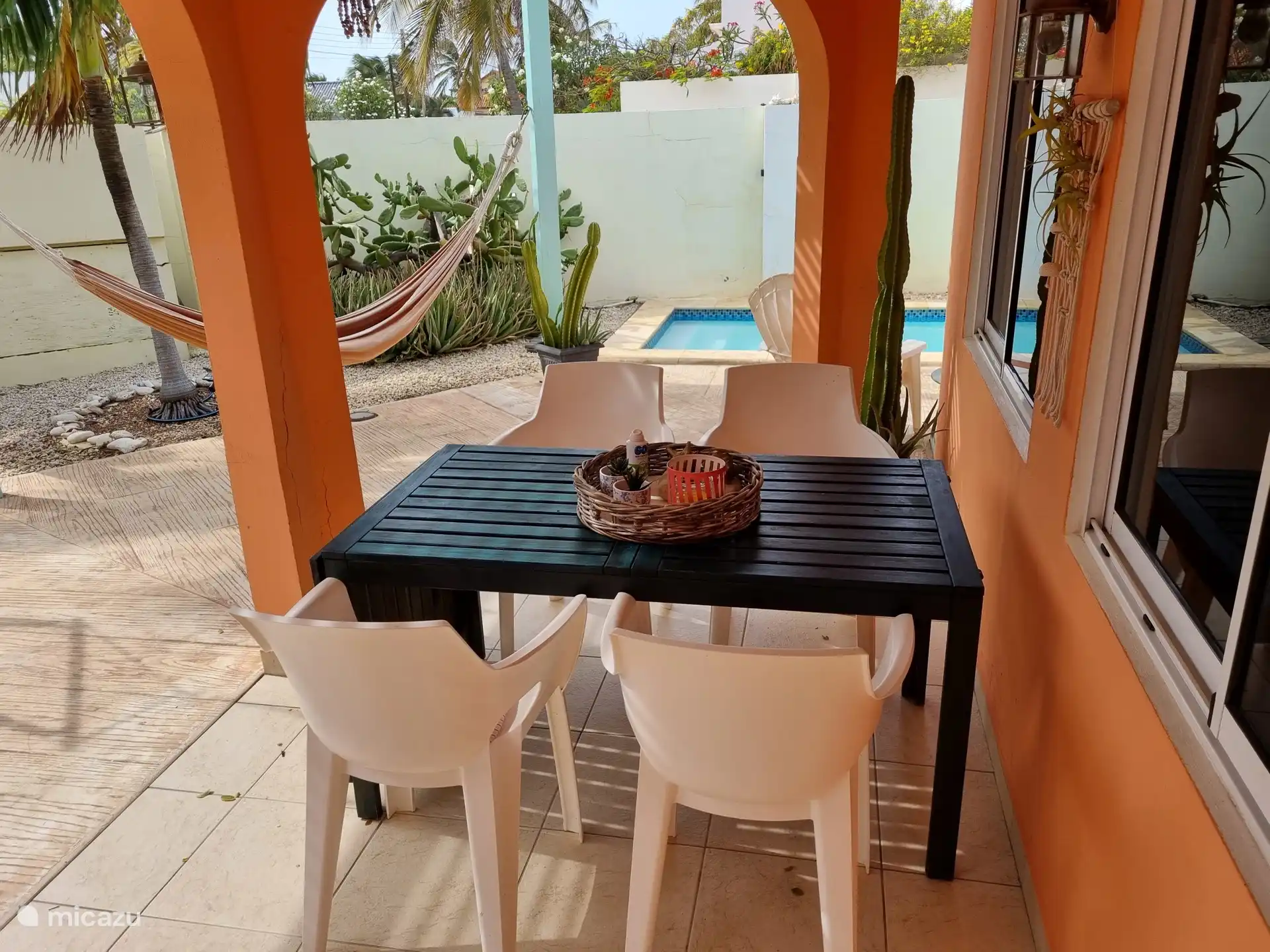 Überdachte Terrasse