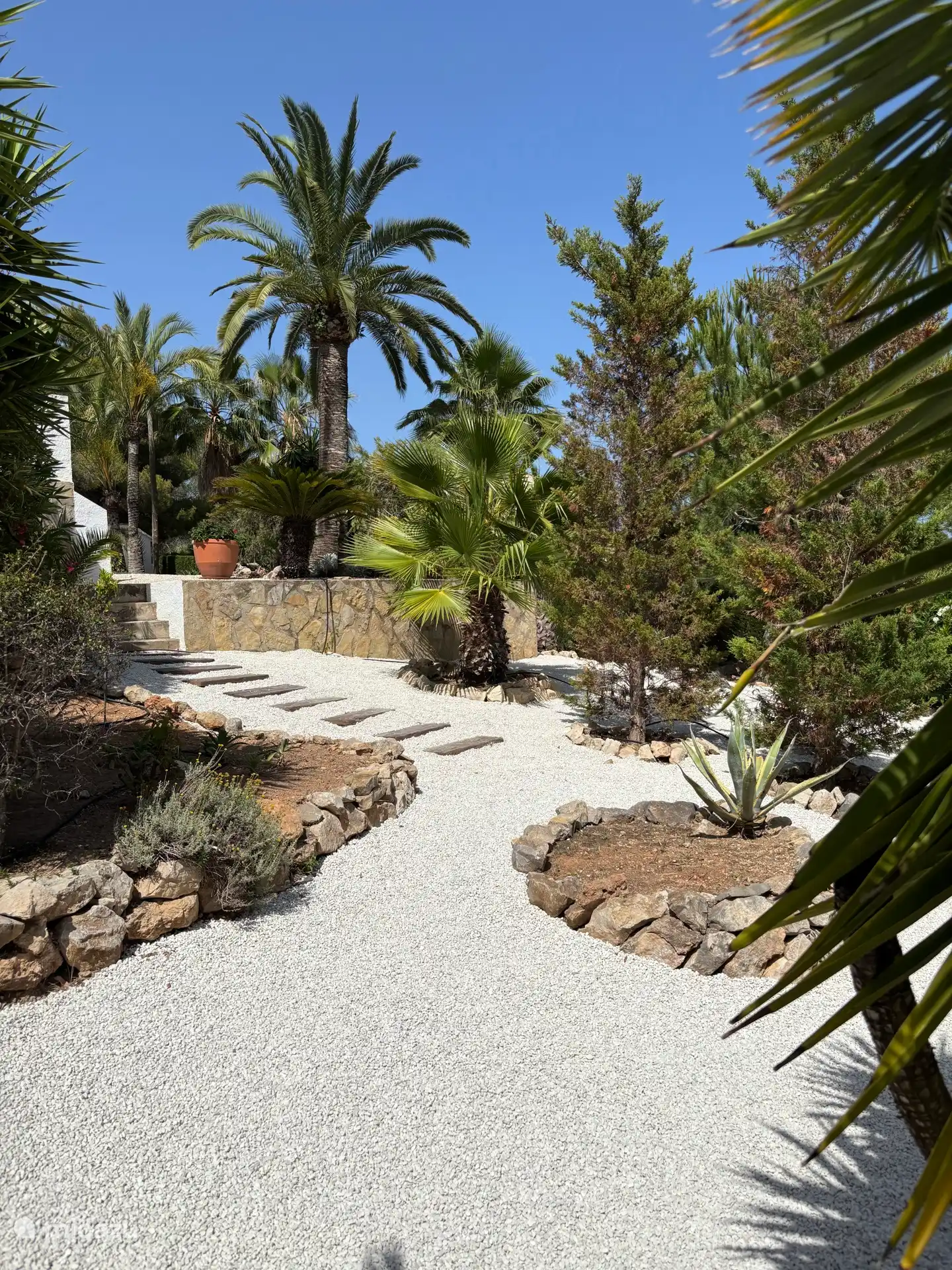 Garten im Erdgeschoss.