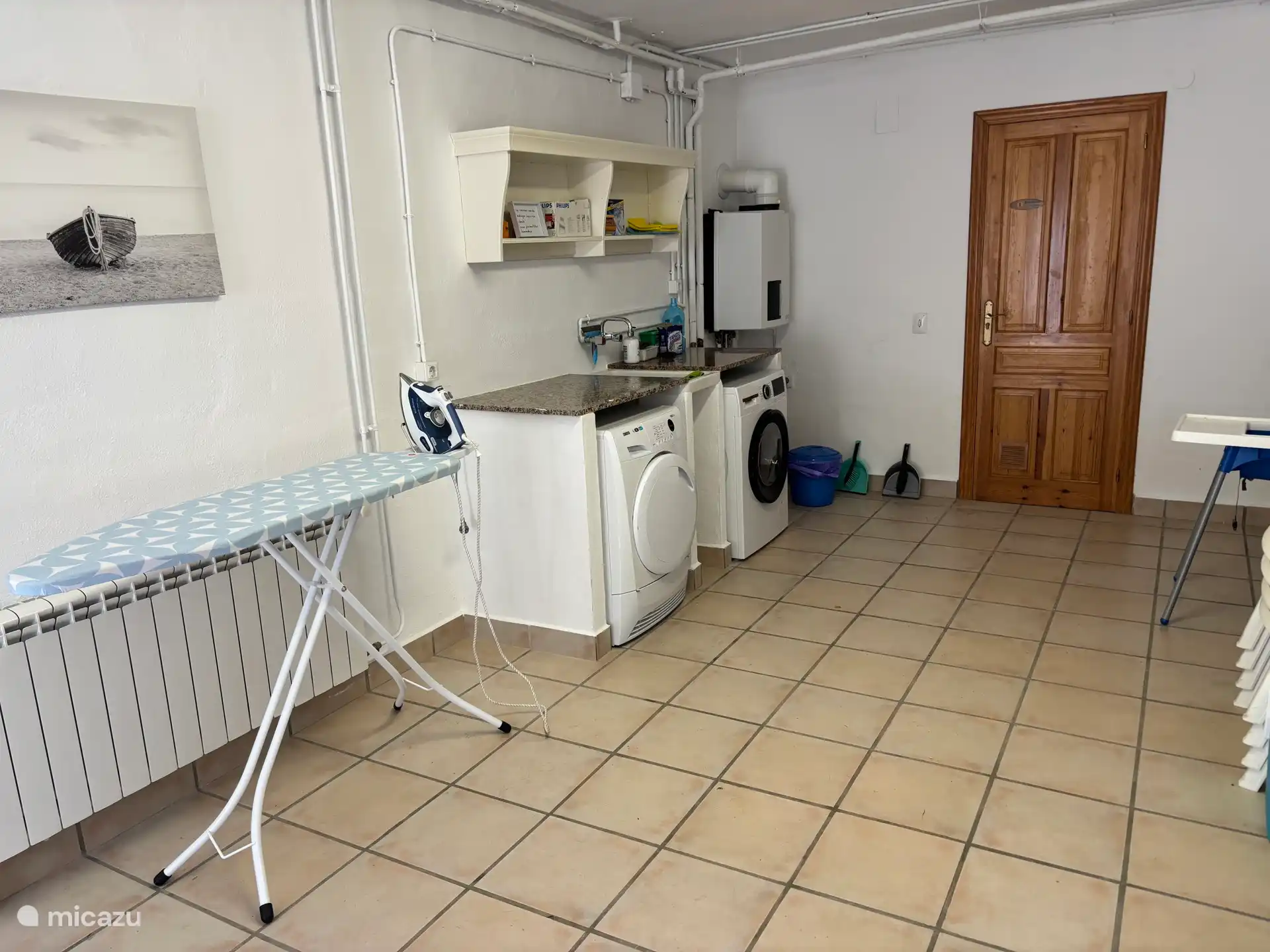 Der Raum ist beheizt. 