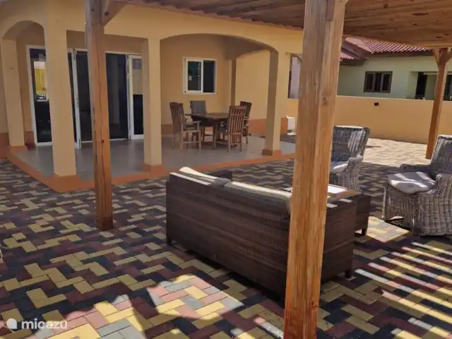 Villa Korsow | Curaçao, Banda Abou (ouest), Big Mountain - villa espace arrière