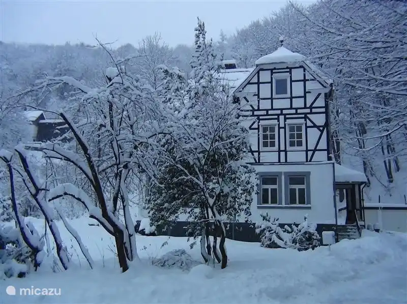 Nuestra casa de ensue&#241;o en invierno.