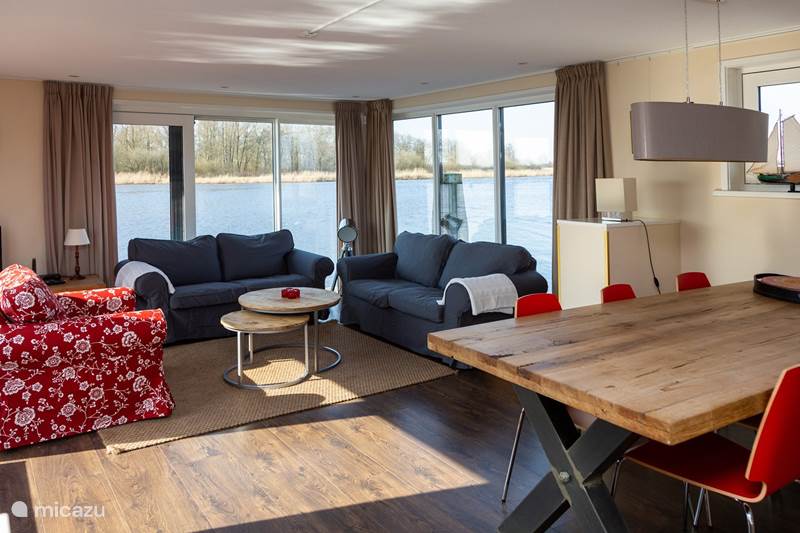 Ferienwohnung Niederlande, Friesland, Eernewoude RV / Yacht / Hausboot Sweltsje Luxus-Hausboot