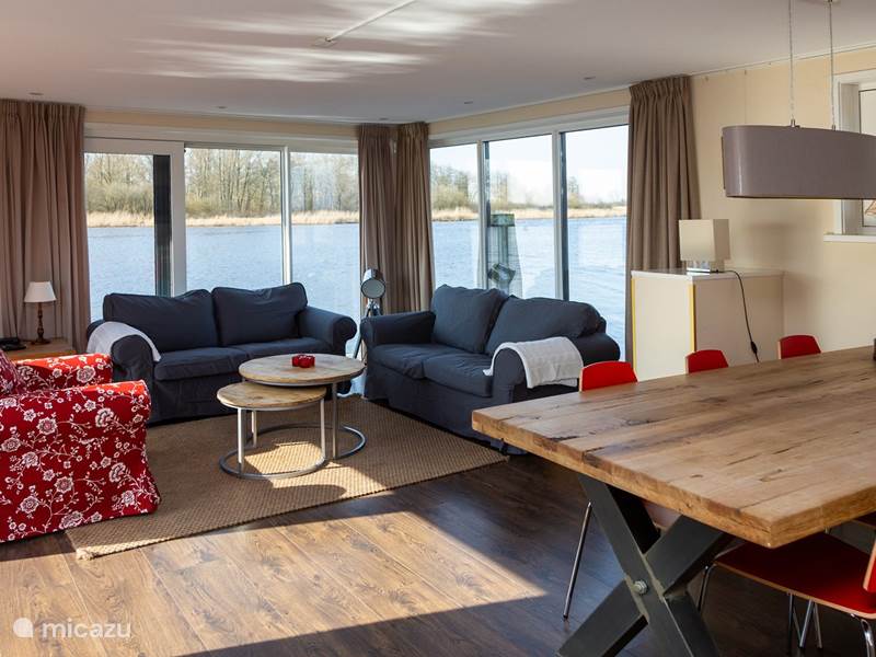 Ferienwohnung Niederlande, Friesland, Eernewoude RV / Yacht / Hausboot Sweltsje Luxus-Hausboot