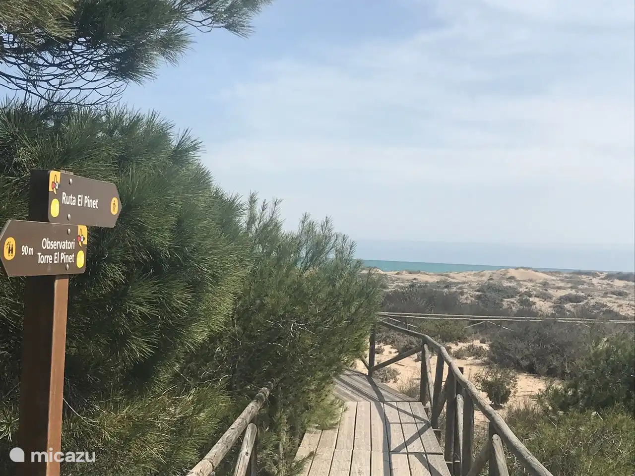 y después puedes ir andando a la playa..