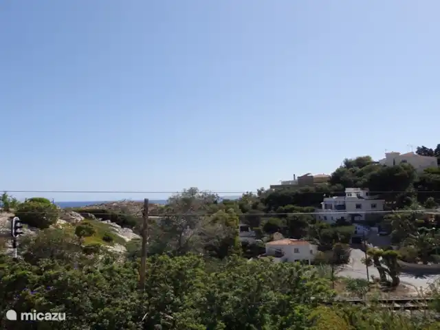 Casita Coveta Neptuno | Espagne, Costa Blanca, Coveta Fumá - maison mitoyenne Vue vers la mer depuis la belle terrasse sur le toit