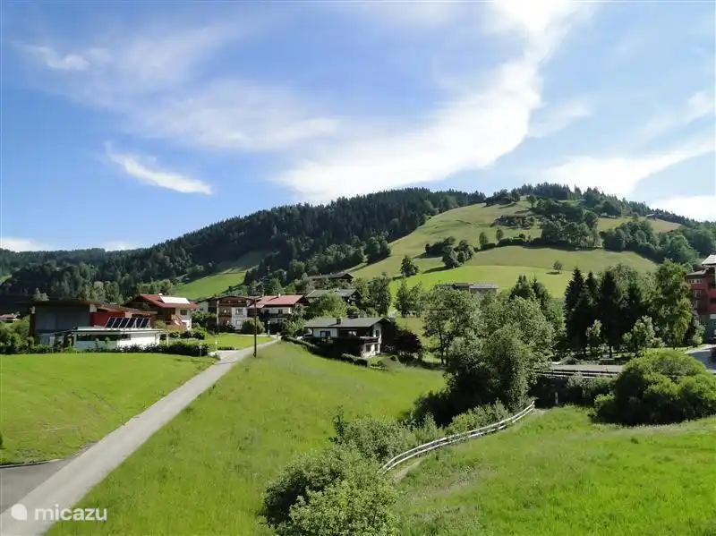 Look over the mountains from the balcony and from the living and bedroom.