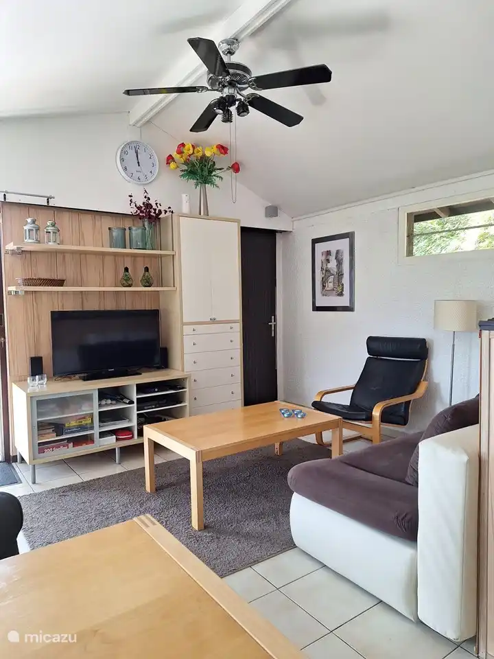 Nuevo televisor con aplicaciones, reproductor de DVD/CD y Canal Digitaal con todos los canales holandeses y alemanes.