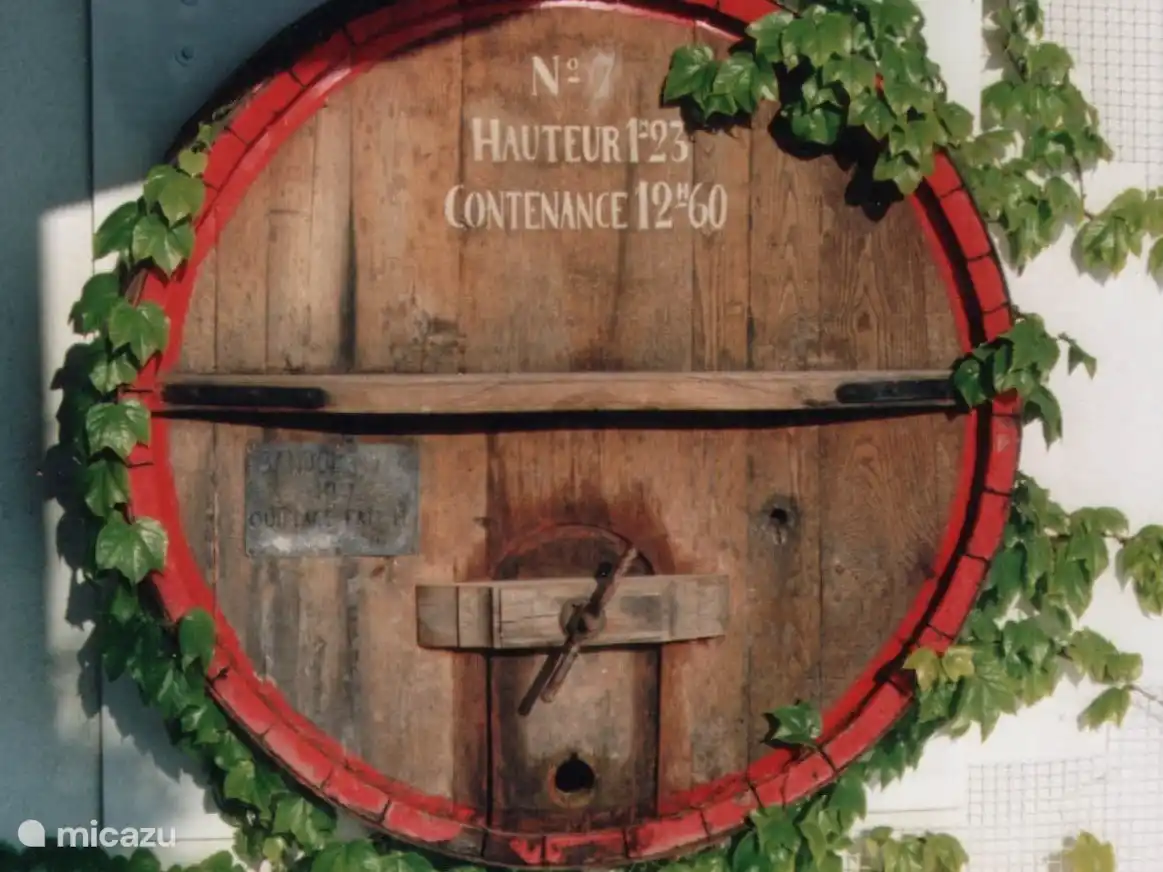 Kopf eines Weinfasses aus Bandol