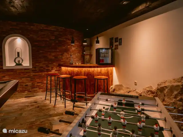 Can Xumeu huren in Spanje, Ibiza, Cala Llonga - villa Darten, Poolen, Tafelvoetbal. Met gezellig barretje!