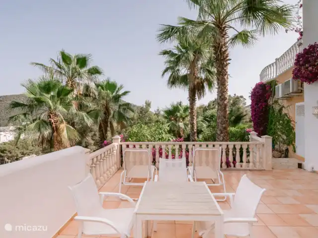 Can Xumeu huren in Spanje, Ibiza, Cala Llonga - villa Het studio terras