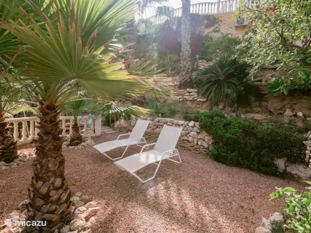 Can Xumeu huren in Spanje, Ibiza, Cala Llonga - villa Tuin terras