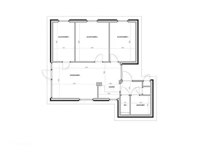 De Zeeëgel, de Zuidhoek 8 huren in Nederland, Zeeland, Renesse - bungalow plattegrond van de Zeeëgel