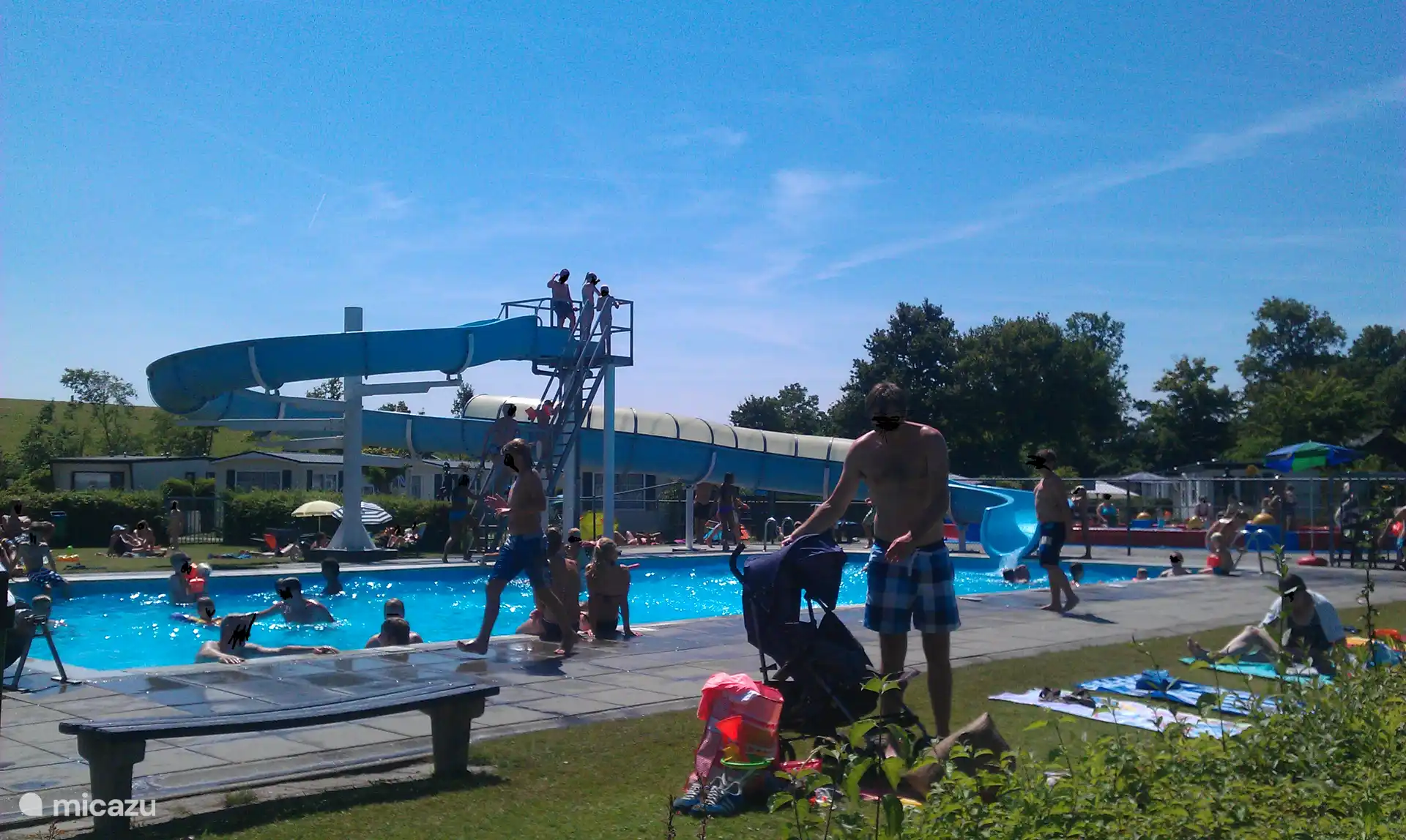 La piscina exterior