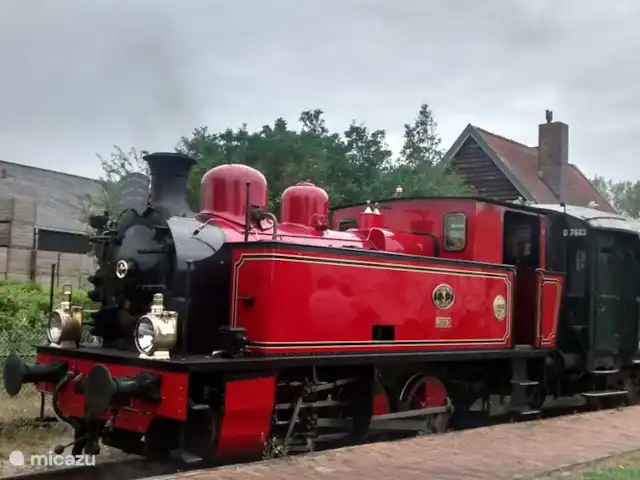 Location de Vacances Pays-Bas, Zélande, Baarland, bungalow - Bergeronnette grise Scheldeoord Vieux train à vapeur entre Goes et Baarland