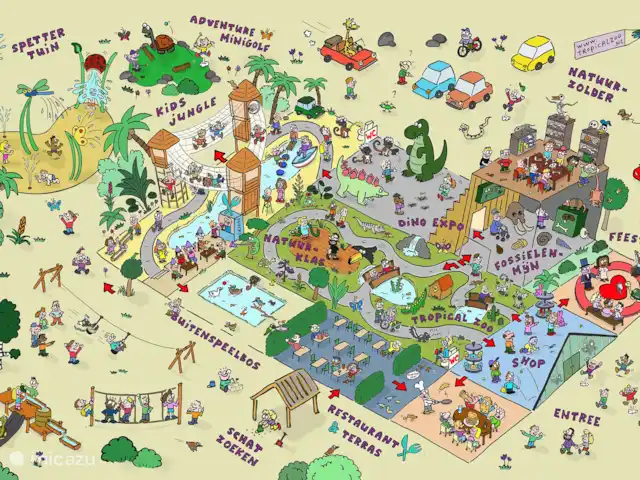 Location de Vacances Pays-Bas, Zélande, Baarland, bungalow - Bergeronnette grise Scheldeoord Zoo tropical de Berkenhof