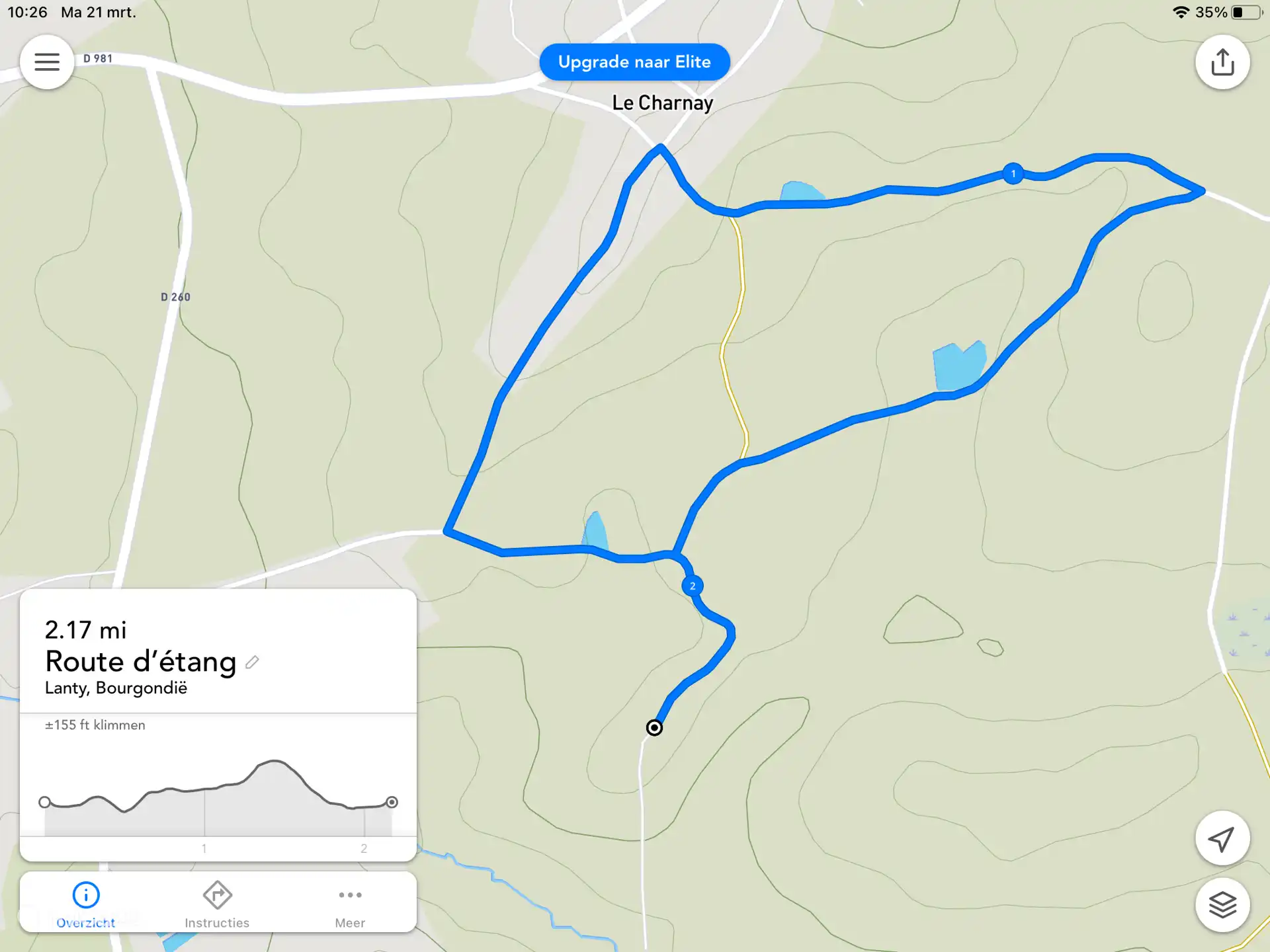 Von der Gîte aus ein schöner Spaziergang in der Nähe