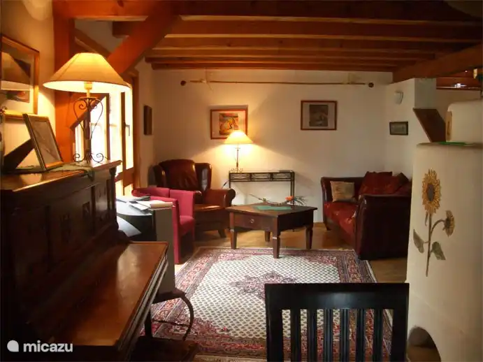 Die gemütliche Sitzecke in unserem Wohnzimmer