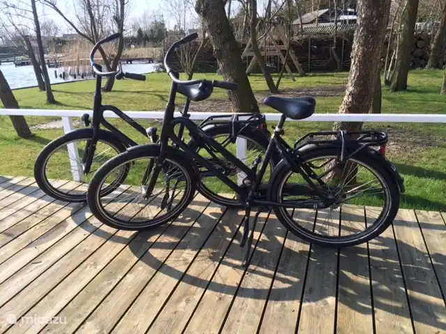 Use of two bicycles is included in the rental price
