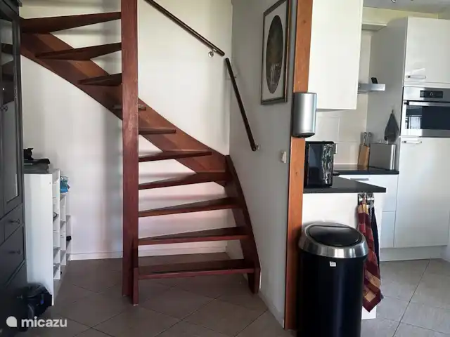 Maison de Vacances Idéale Appelscha | Pays-Bas, Frise, Appelscha - maison de vacances Cuisine et escalier