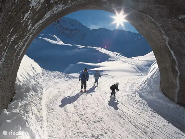 Montafón en Austria, Vorarlberg, Schruns - apartamento El túnel de esquí más largo del mundo