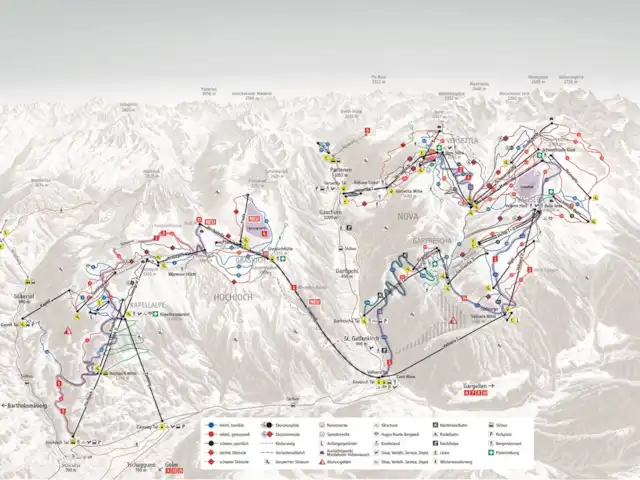 Montafón en Austria, Vorarlberg, Schruns - apartamento Zona de esquí sillvretta y Hoch Joch, la zona de esquí conectada más grande de Vorarlberg.
