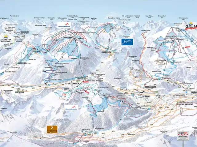 Montafón en Austria, Vorarlberg, Schruns - apartamento Estación de esquí Montafon