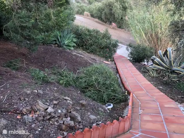 Finca La Estrella de Cómpeta huren in Spanje, Andalusië, Cómpeta - finca Achteruitgang van huis