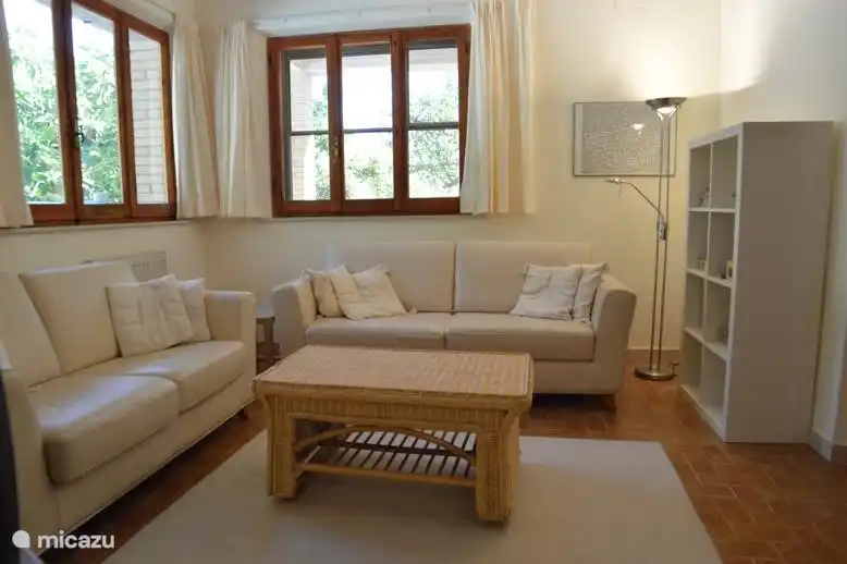 Sala de estar apartamento en planta baja.