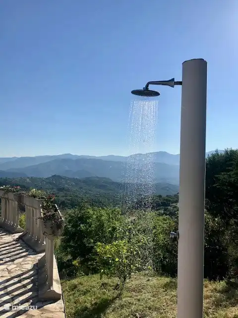 ducha en la mañana con esta vista!