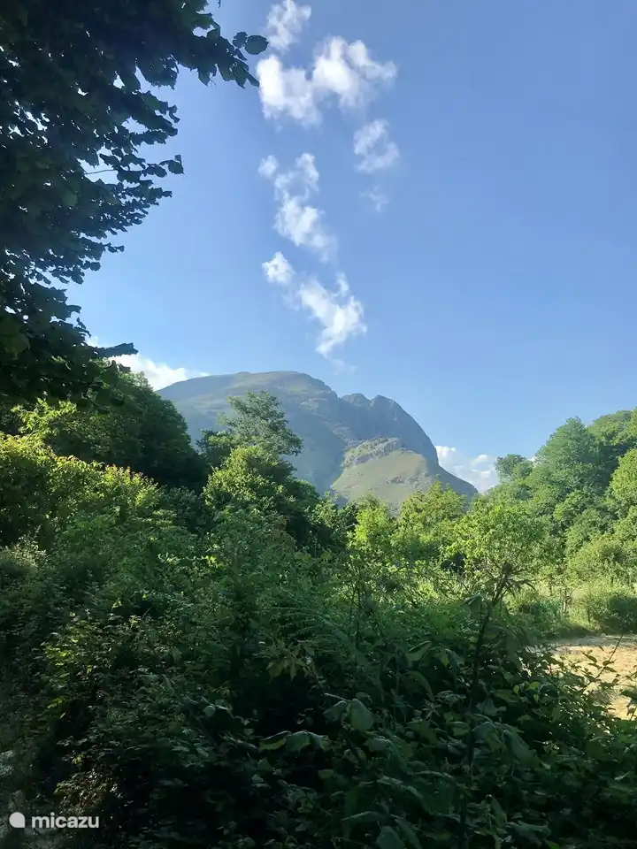 La naturaleza aquí todavía está muy virgen, con vistas al Monte Bulgharia.