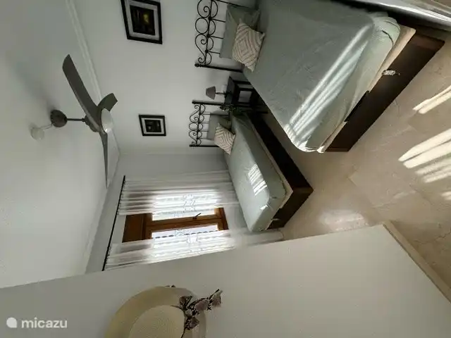 Bedroom 2 with 2 single beds, this is also equipped with fitted wardrobes.