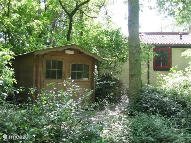 Sparrendal huren in Nederland, Gelderland, Ermelo - bungalow Bostuin met tuinhuisje