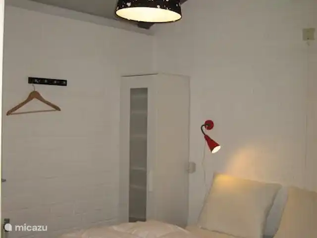 Sparrendal huren in Nederland, Gelderland, Ermelo - bungalow Slaapkamer met tweepersoonsbed