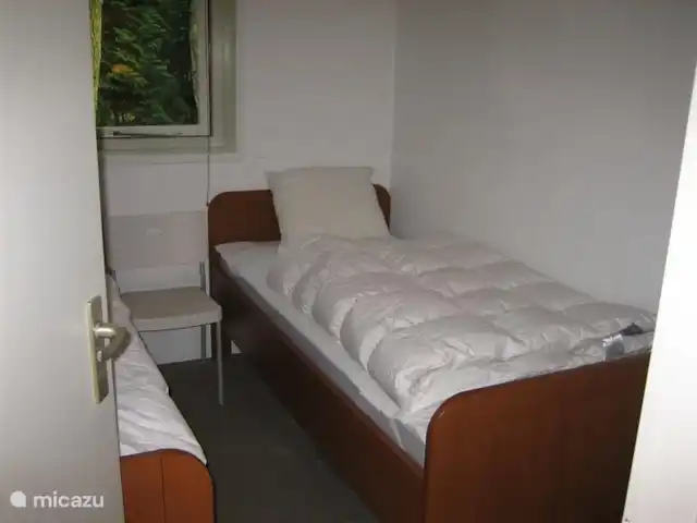 Sparrendal huren in Nederland, Gelderland, Ermelo - bungalow Slaapkamer met twee eenpersoonsbedden