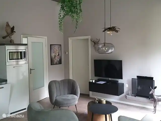 Sparrendal huren in Nederland, Gelderland, Ermelo - bungalow Woonkamer