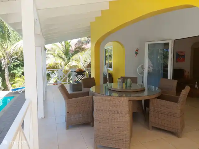 Villa Flamboyante | Curaçao, Banda Abou (ouest), Fontein - maison de vacances Porche confortable