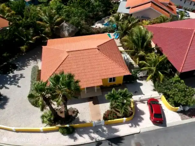 Villa Flamboyante | Curaçao, Banda Abou (ouest), Fontein - maison de vacances Vue de dessus de la maison