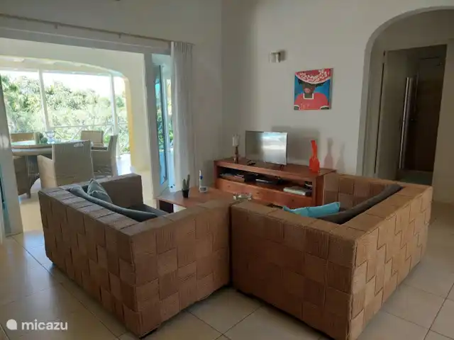 Villa Flamboyante | Curaçao, Banda Abou (ouest), Fontein - maison de vacances Grand salon.