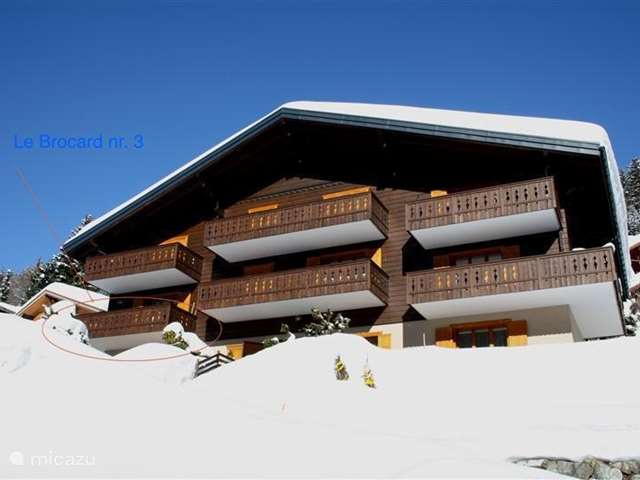 Vakantiehuis Zwitserland, Wallis – appartement 6 pers.app. Morgins Portes du Soleil