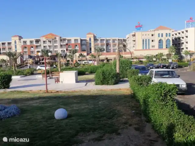 Location de Vacances Égypte, Mer Rouge , Hurghada, appartement - Appartements avec vue sur la mer Rouge, Hurghada Vue depuis la station. Directement derrière cette vue se trouve la mer Rouge