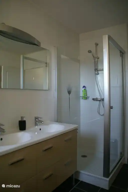 Salle de bain douche à l'étage