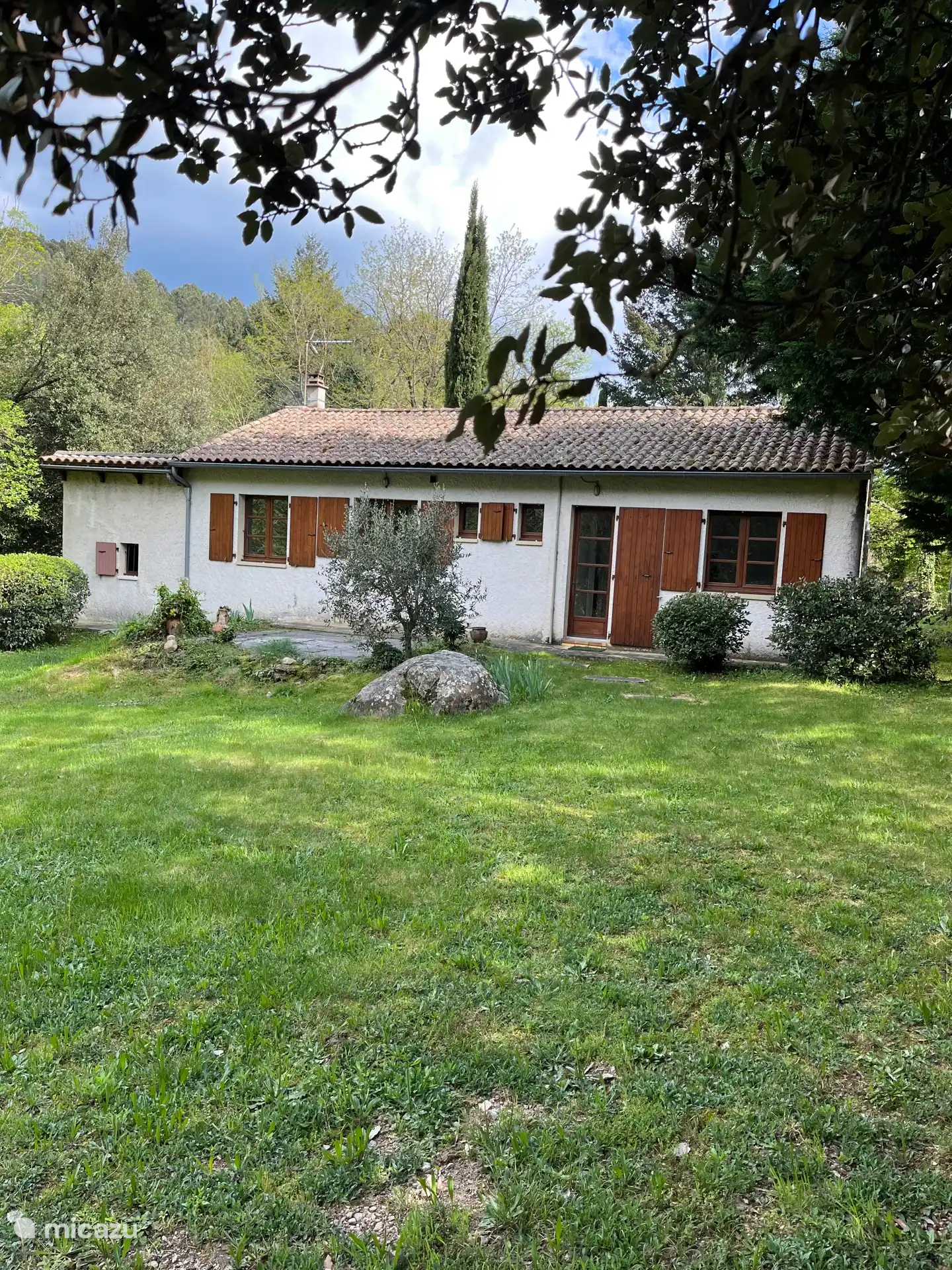 Rückseite des Hauses