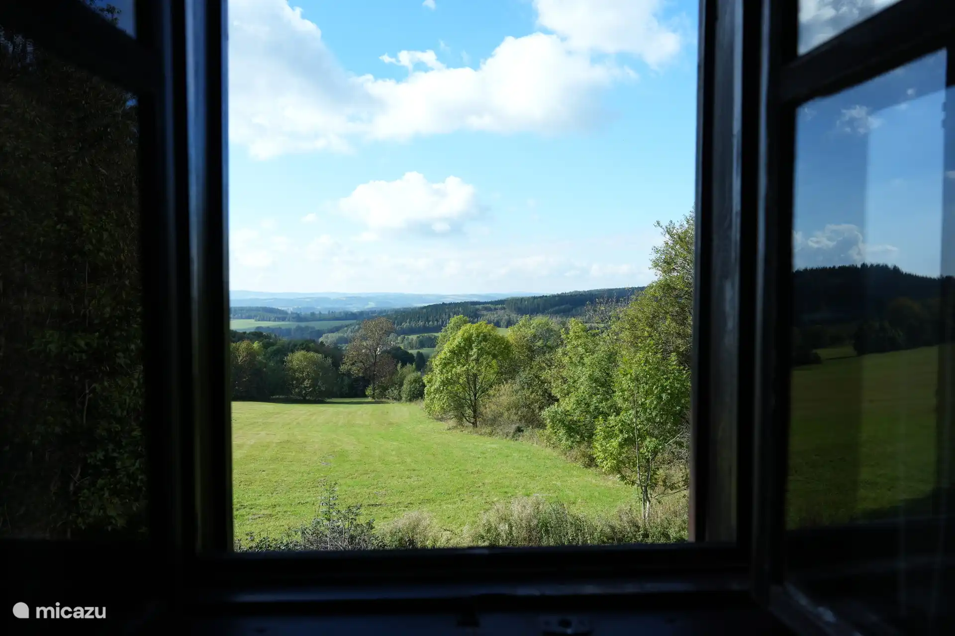 Die Aussicht aus dem Schlafzimmer