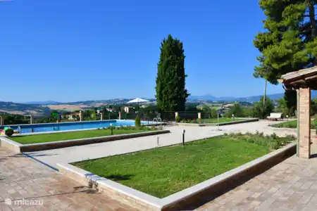 Vakantiehuis Italië, Marche, Orciano di Pesaro appartement Villa Fonti Appartement