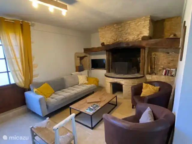 vakantiehuis huren in Frankrijk, Dordogne, Saint-Amand-de-Coly – Figuier De woonkamer