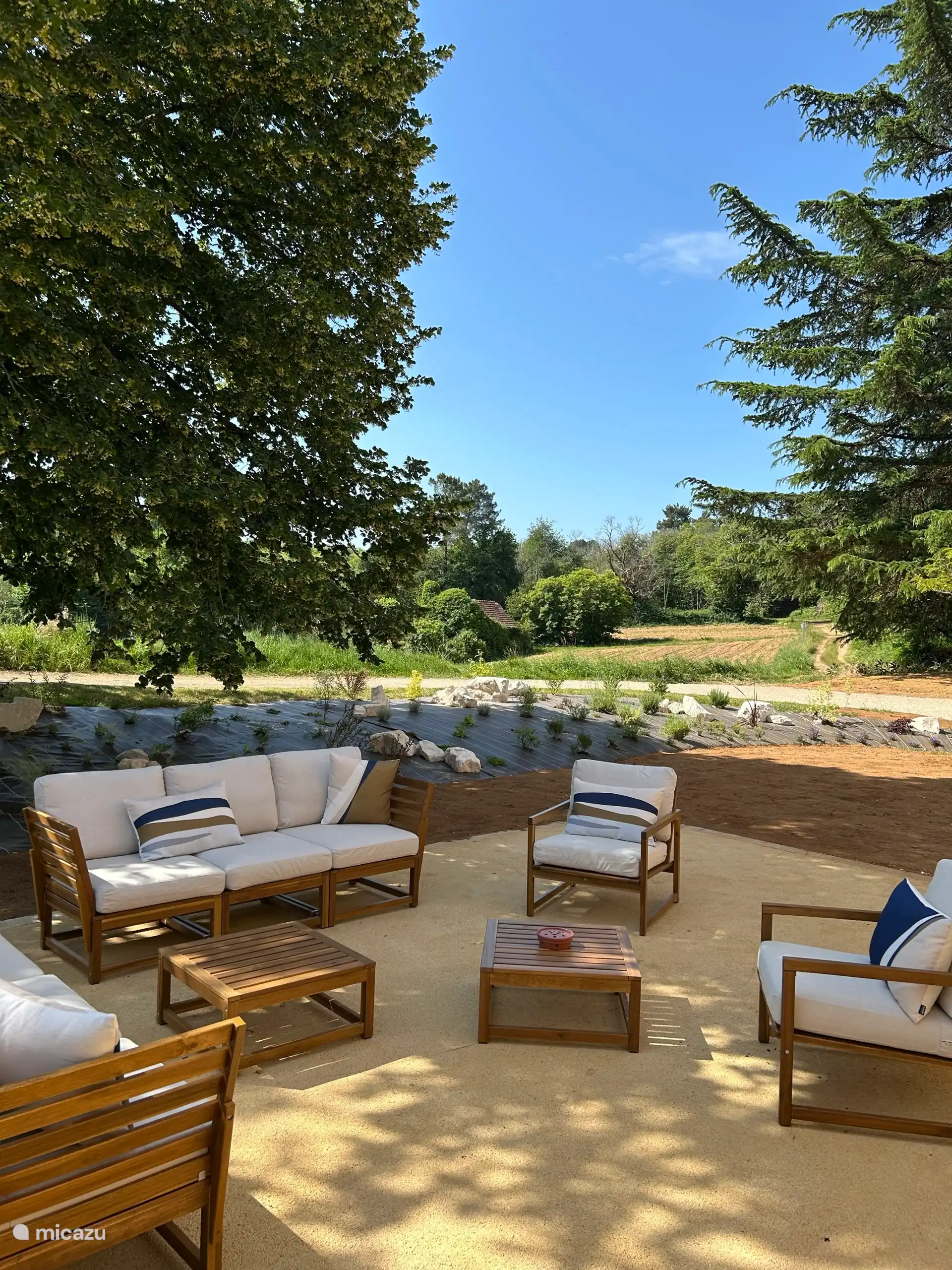 Een zitje in de schaduw