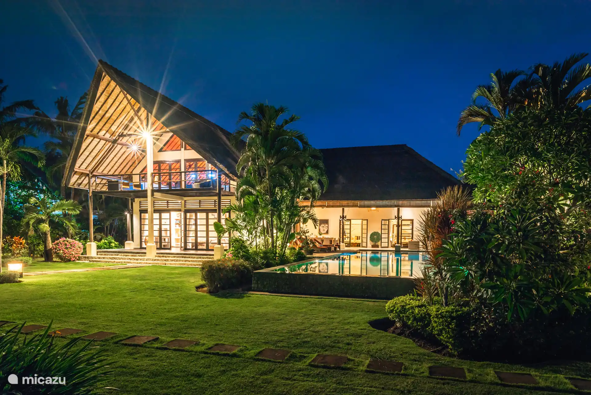 Villa frente a la playa