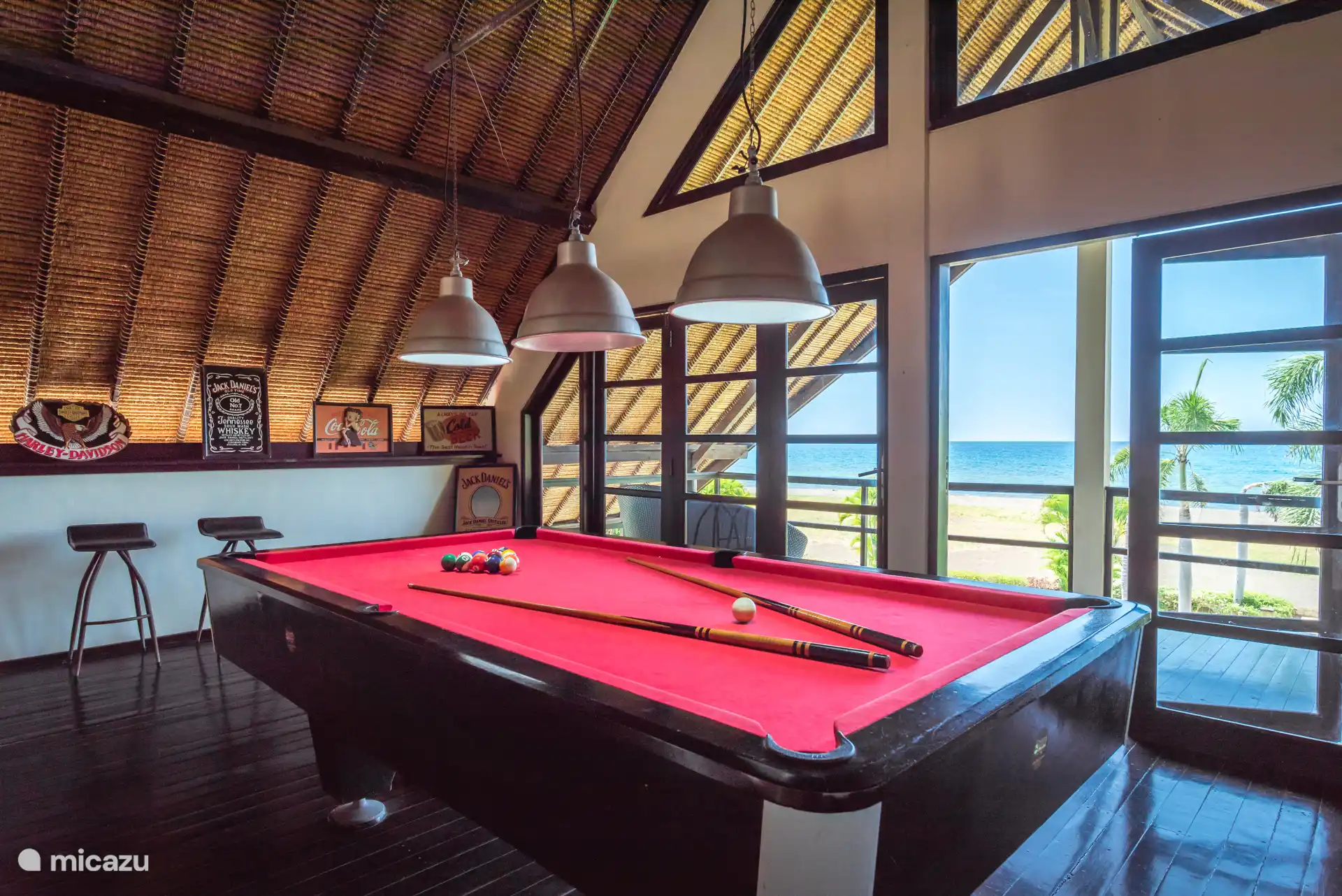 Sala de billar de piscina