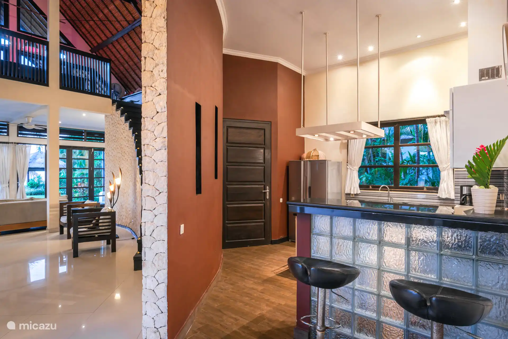 Cocina abierta y lugar central