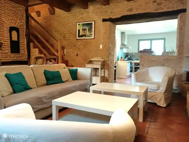 vakantiehuis huren in Frankrijk, Dordogne, Saint-Amand-de-Coly – Oleandre De knusse woonkamer